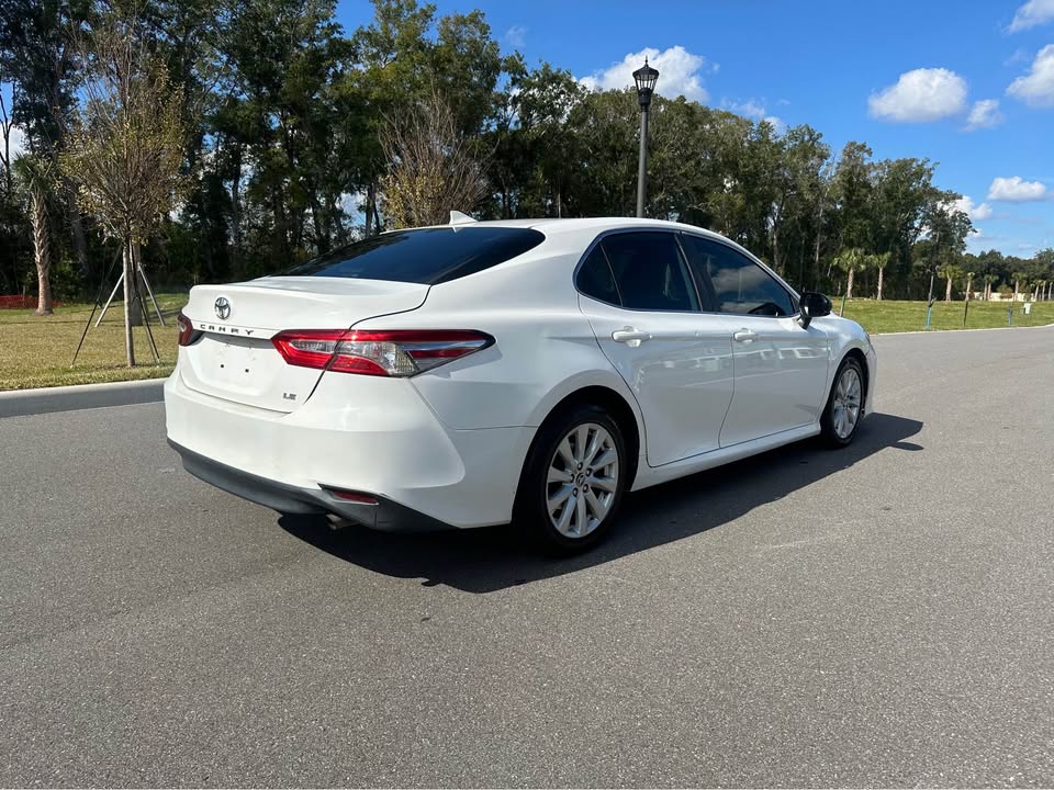 Picture Of White 2019 Toyota Camry For Sale