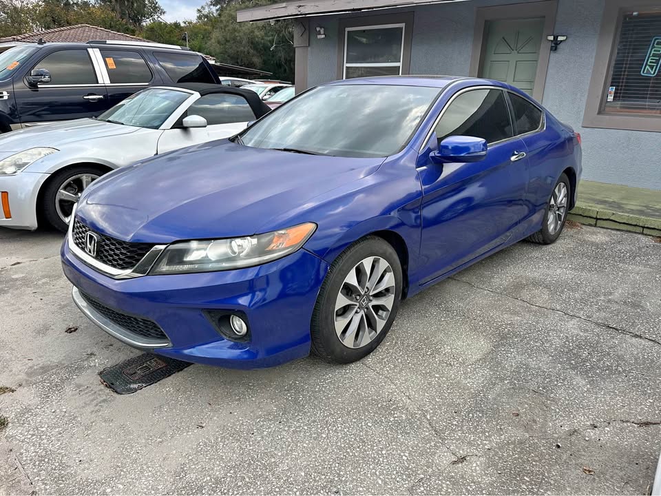 Blue 2015 Honda Accord