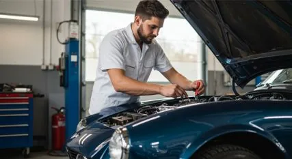 Colima Working On A Car, Fixing The Vehicle