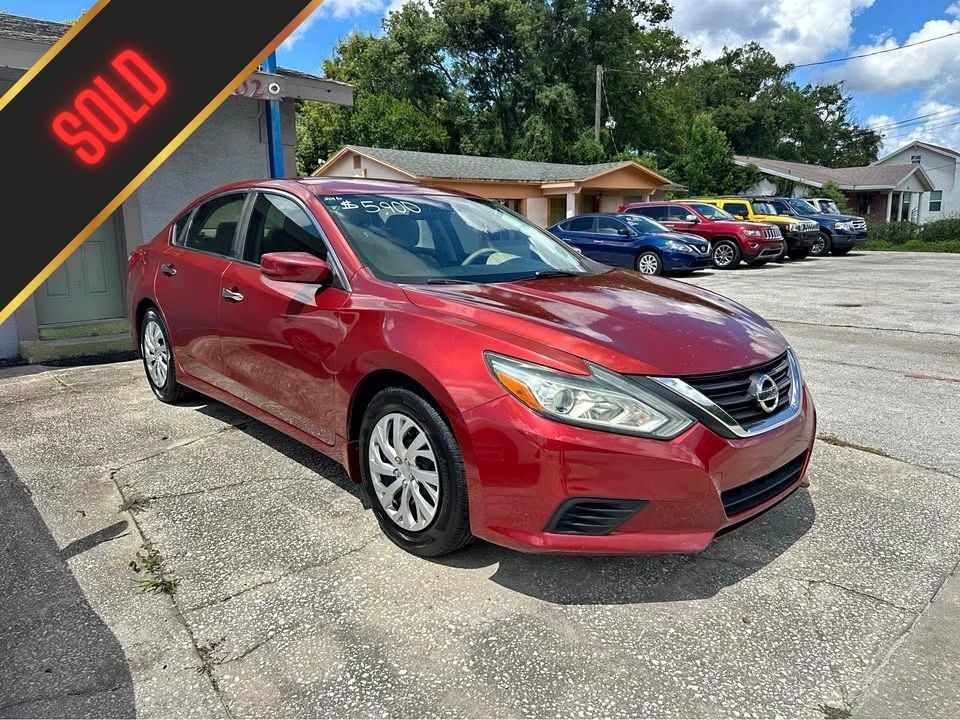 2016 Nissan altima 2.5 SL Sedan 4D red sold