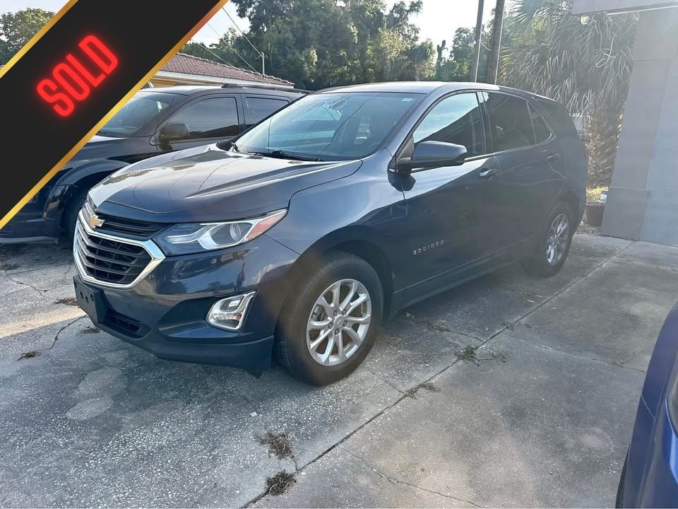 2018 Chevrolet equinox LT Sport Utility 4D dark blue sold