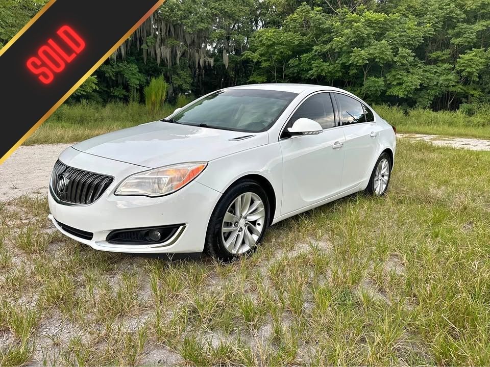 2016 Buick regal Turbo Premium 1 Sedan 4D white sold