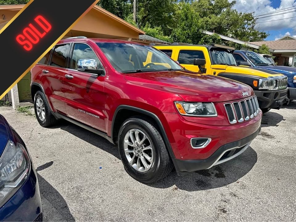 2014 Jeep grand cherokee Limited Sport Utility 4D red sold