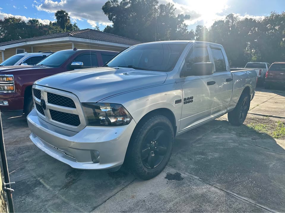 2018 Ram 1500 quad cab silver for sale